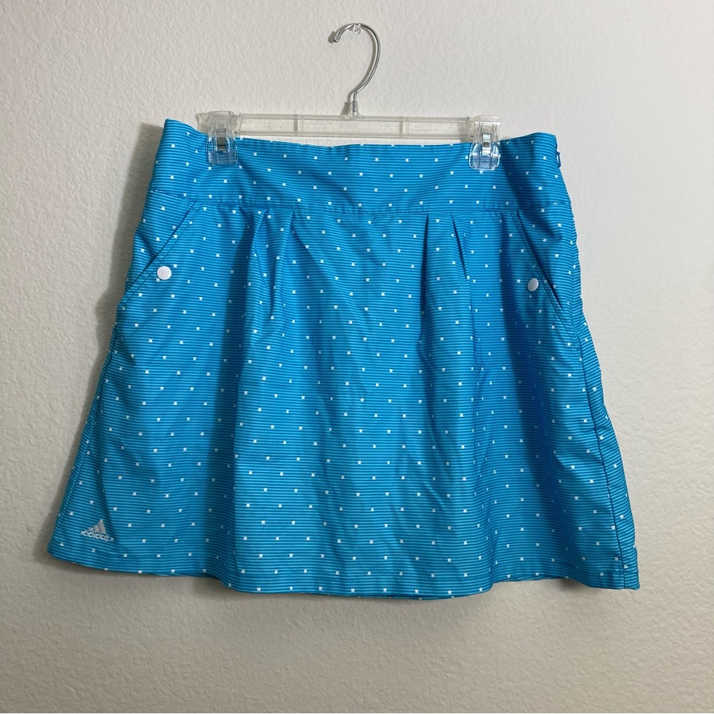 adidas Blue Polka Dot Skort 10